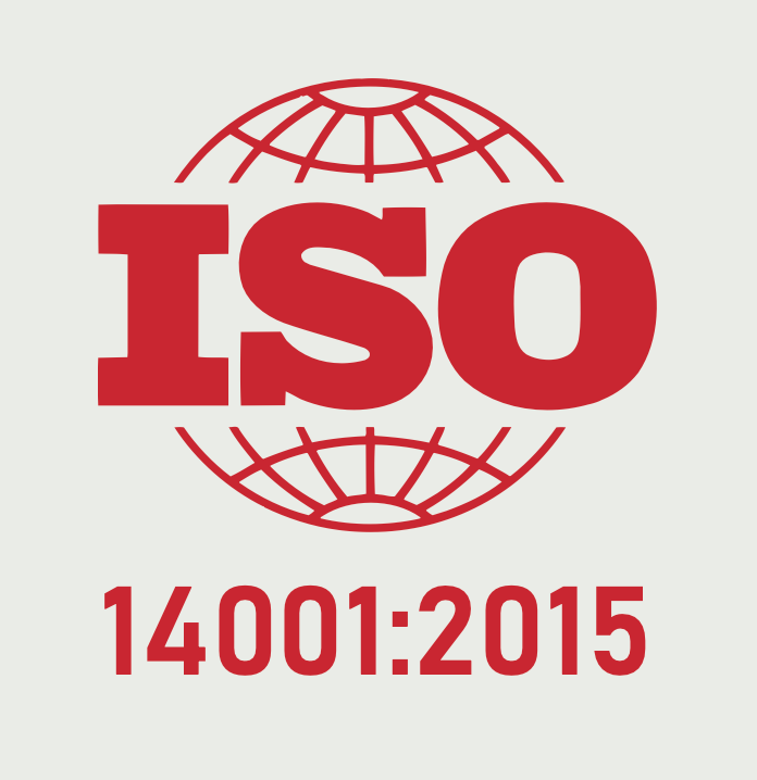 ISO 14001:2015 certification logo
