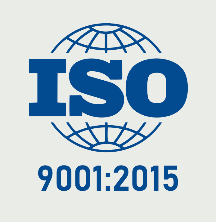 ISO 9001:2015 certification logo